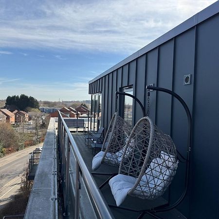 Luxury York Minster Penthouse - Free Gym & Parking Lägenhet Exteriör bild